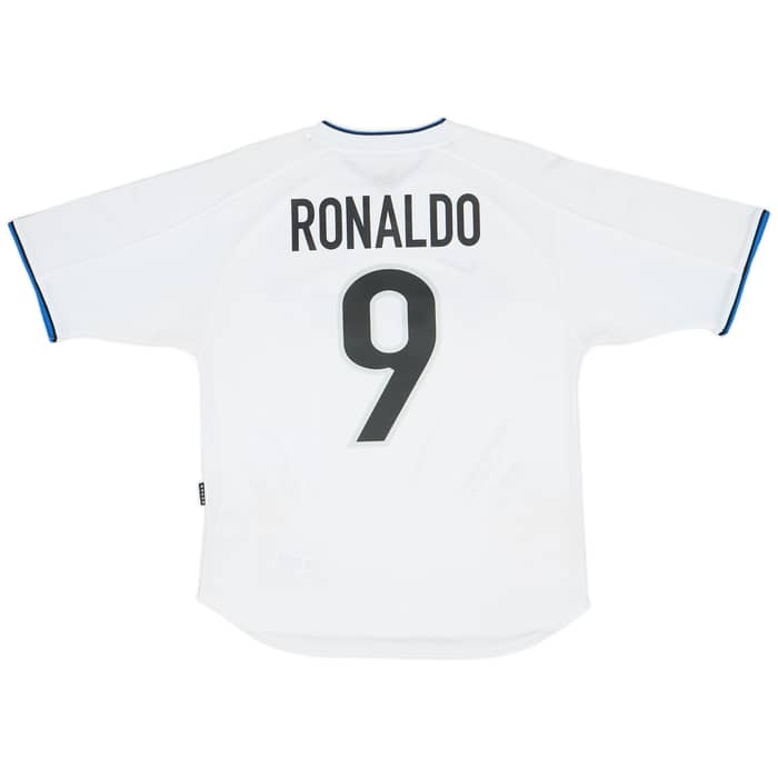 1999-00 Inter Milan Away Shirt Ronaldo #9 - 8/10 - (S)
