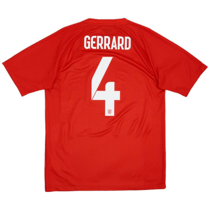 2014-15 England Away Shirt Gerrard #4 - 8/10 - (M)