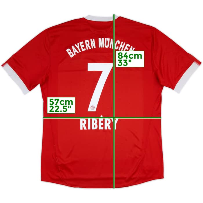 2009-10 Bayern Munich Home Shirt Ribery #7 - 5/10 - (XL)