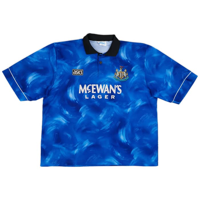 1993-95 Newcastle Away Shirt Cole #9 - 9/10 - (XXL)