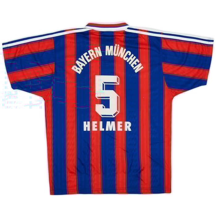 1995-97 Bayern Munich Home Shirt Helmer #5 - 6/10 - (M)