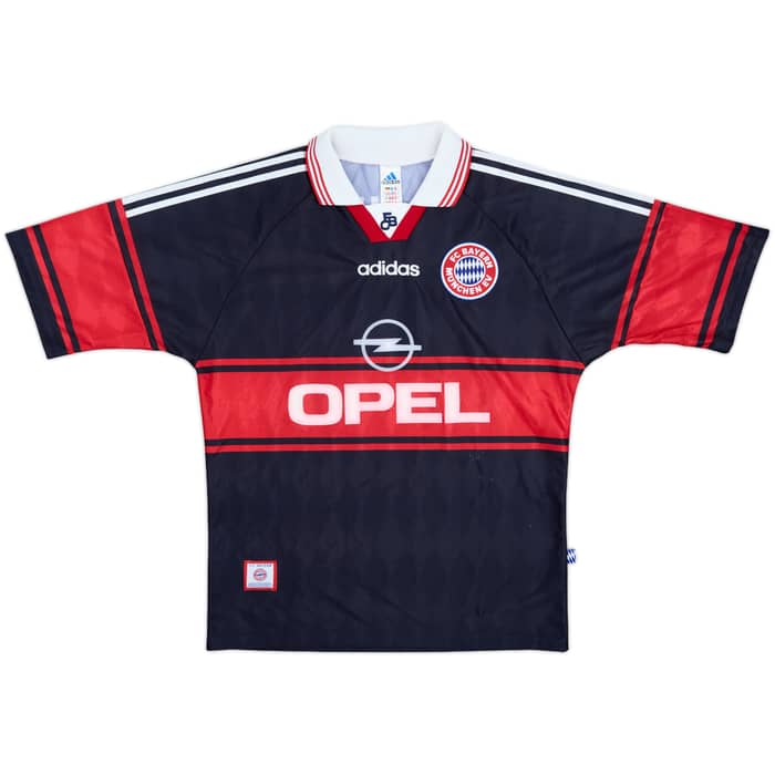 1997-99 Bayern Munich Home Shirt Jancker #19 - 8/10 - (M)