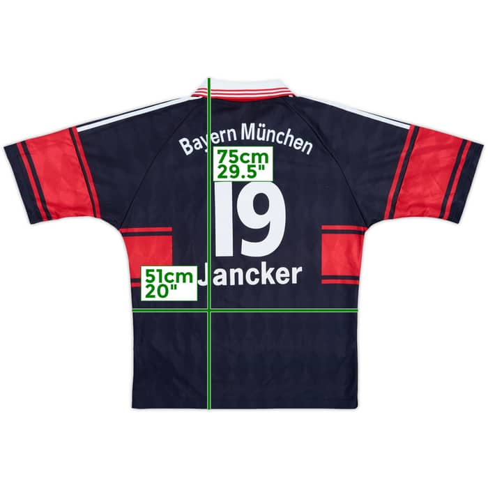 1997-99 Bayern Munich Home Shirt Jancker #19 - 8/10 - (M)