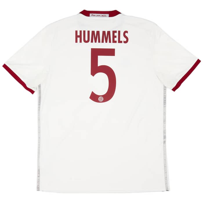 2016-17 Bayern Munich Third Shirt Hummels #5 - 8/10 - (L)