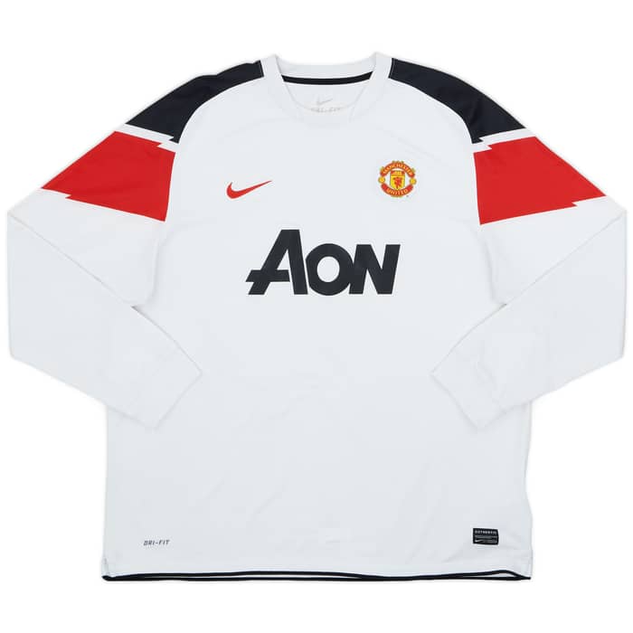 2010-12 Manchester United Away L/S Shirt Berbatov #9 - 8/10 - (XXL)