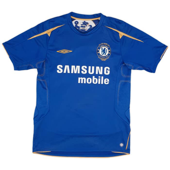 2005-06 Chelsea Centenary Home Shirt R.Carvalho #6 - 8/10 - (S)