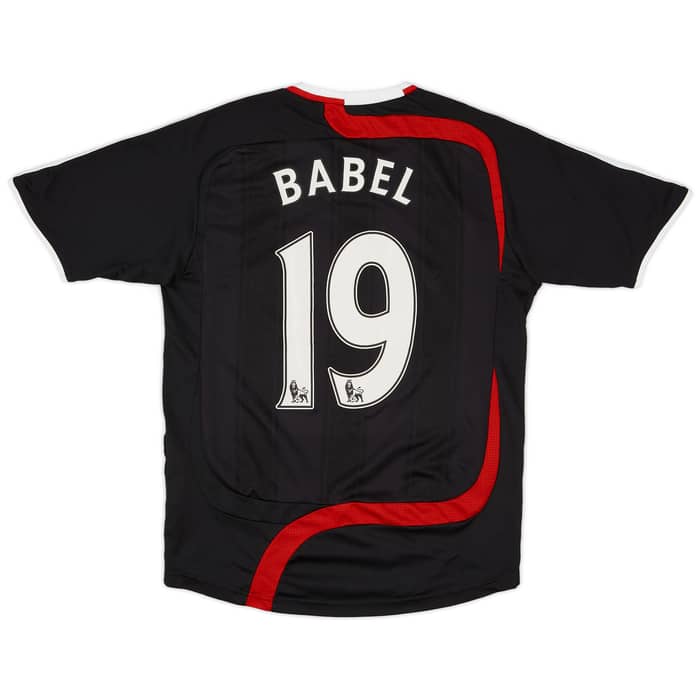 2007-08 Liverpool Third Shirt Babel #19 - 8/10 - (L.Boys)