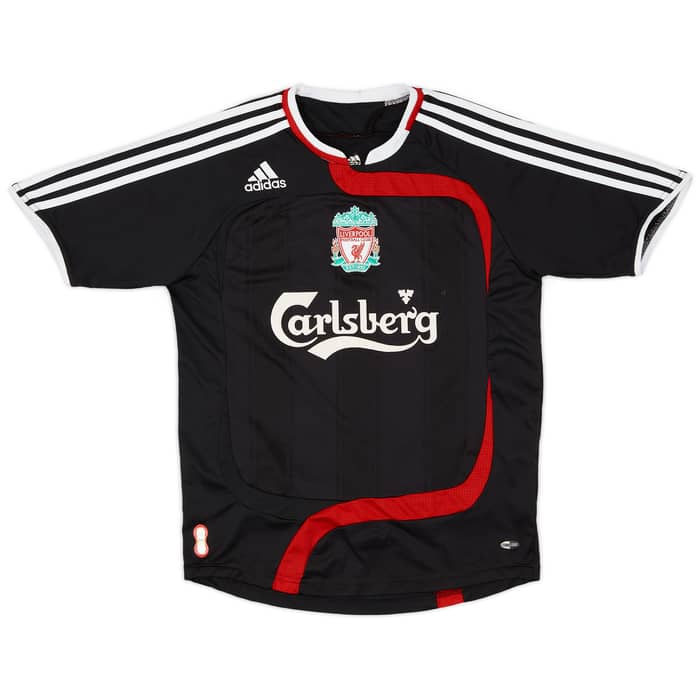 2007-08 Liverpool Third Shirt Babel #19 - 8/10 - (L.Boys)
