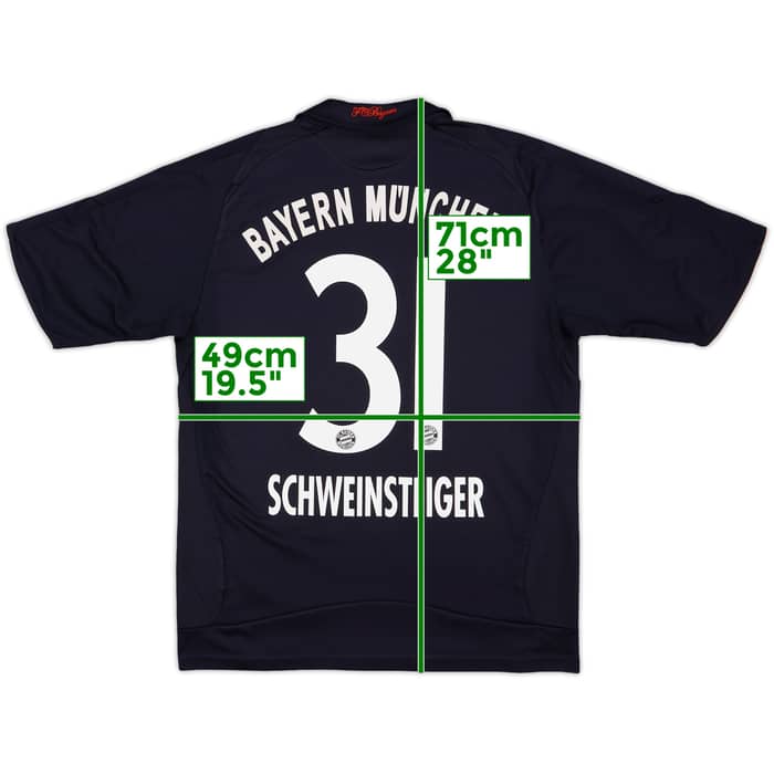 2008-09 Bayern Munich Away Shirt Schweinsteiger #31 - 8/10 - (XL.Boys)