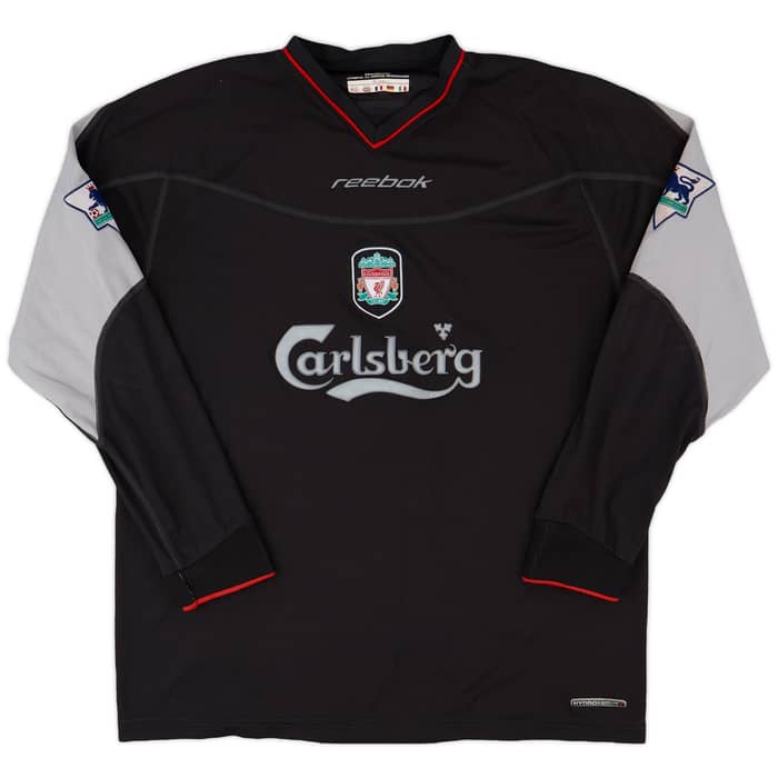2002-04 Liverpool Away L/S Shirt Gerrard #17 - 6/10 - (L)