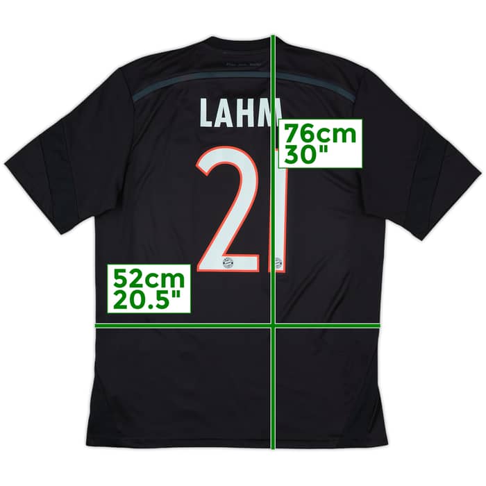 2014-15 Bayern Munich Third Shirt Lahm #21 - 6/10 - (L)