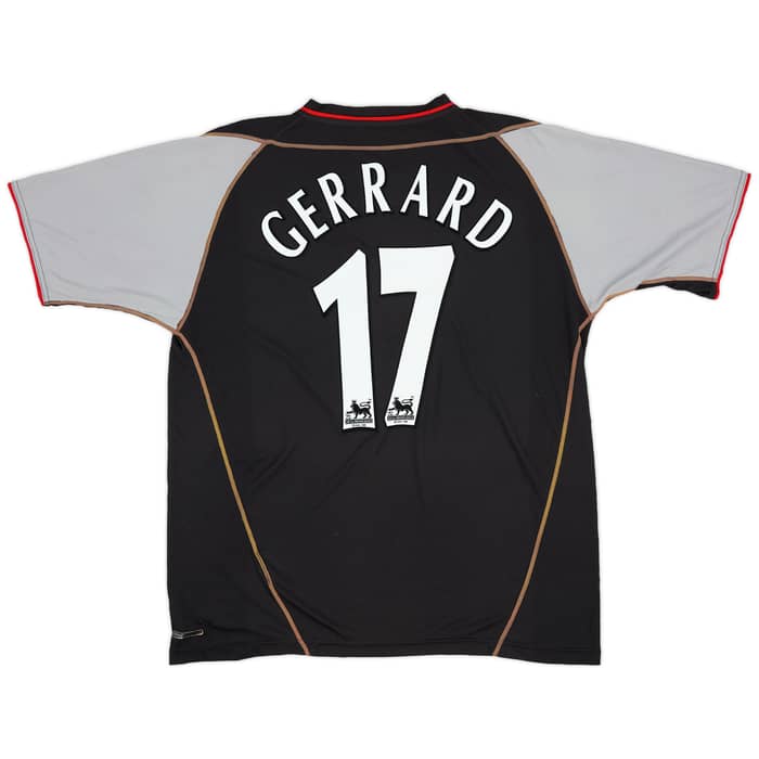 2002-04 Liverpool Away Shirt Gerrard #17 - 8/10 - (L)