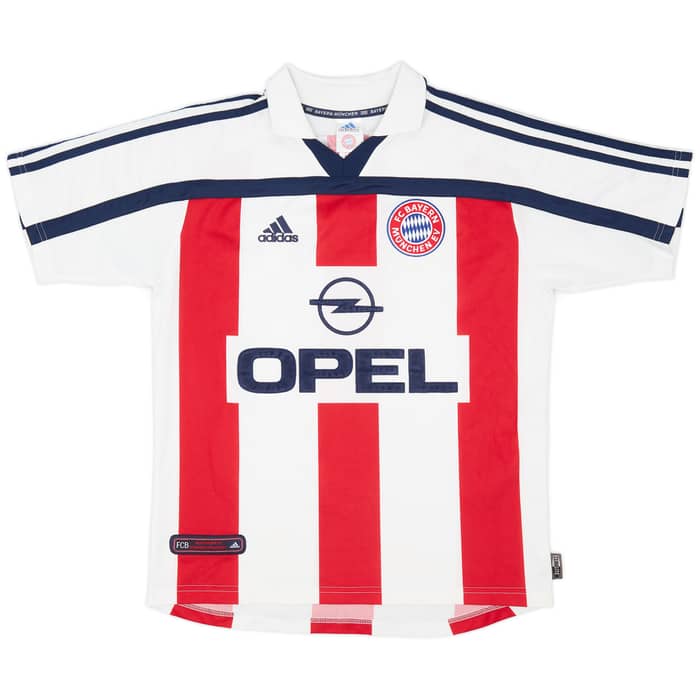 2000-01 Bayern Munich Away Shirt Elber #9 - 7/10 - (XL.Boys)