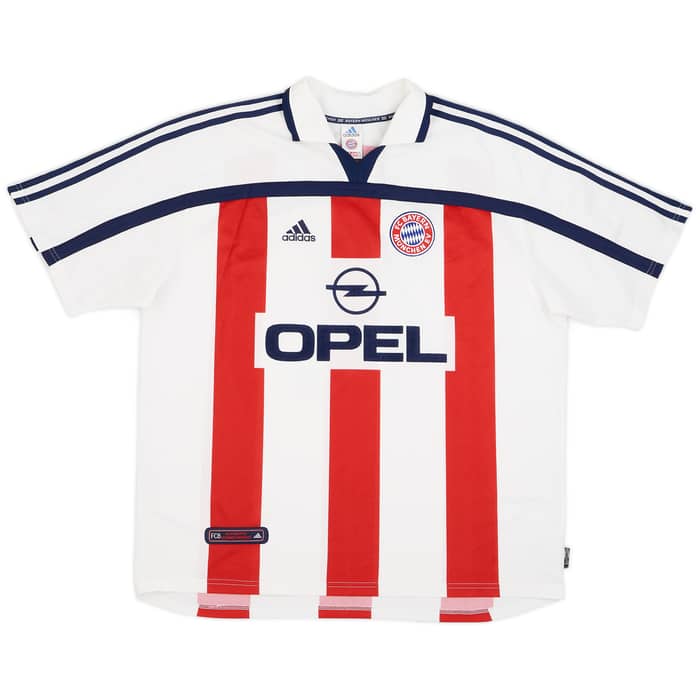 2000-01 Bayern Munich Away Shirt Elber #9 - 9/10 - (XXL)