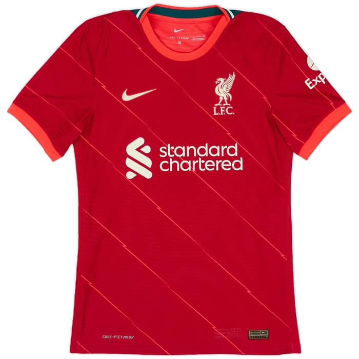 2021-22 Liverpool Authentic Home Shirt Mane #10 - 9/10 - (S)