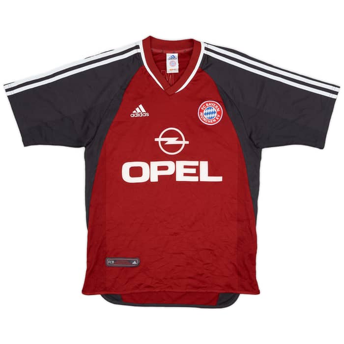 2001-02 Bayern Munich Home Shirt Elber #9 - 9/10 - (S)