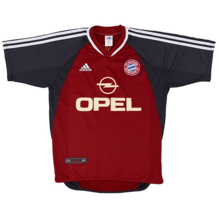 2001-02 Bayern Munich Home Shirt Elber #9 - 6/10 - (S)