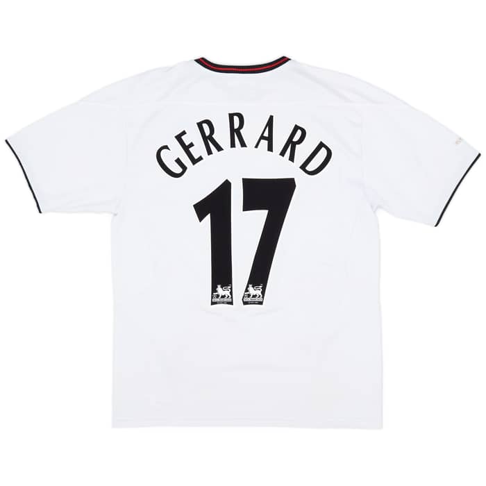 2003-04 Liverpool Away Shirt Gerrard #17 - 5/10 - (M)