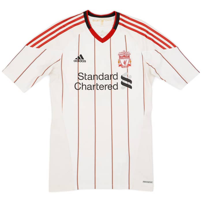 2010-11 Liverpool Authentic TechFit Away Shirt Gerrard #8 - 8/10 - (L)