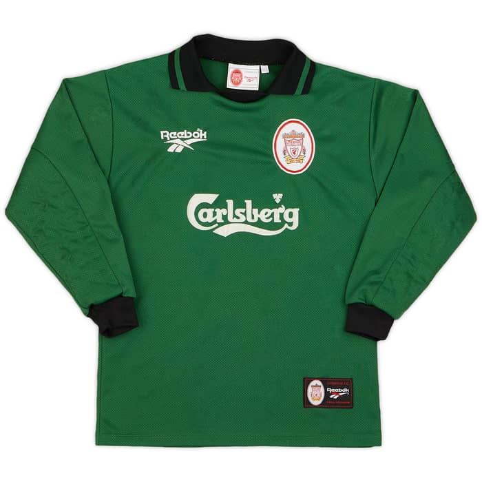 1996-97 Liverpool GK Shirt - 9/10 - (M.Boys)