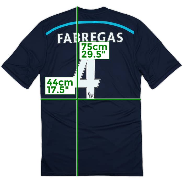 2014-15 Chelsea Player Issue Third Shirt Fabregas #4 (M/L)
