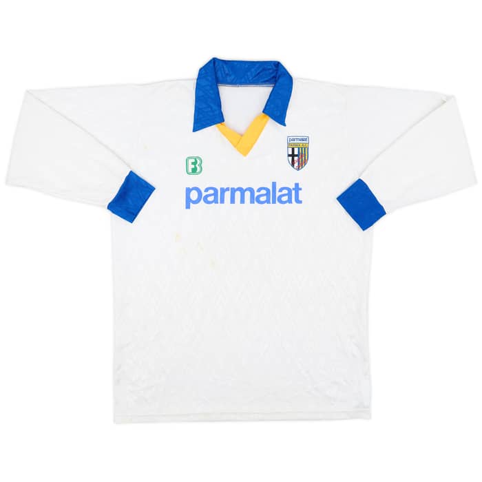 1990-92 Parma Scuola Calcio Home L/S Shirt #14 - 6/10 - (L)