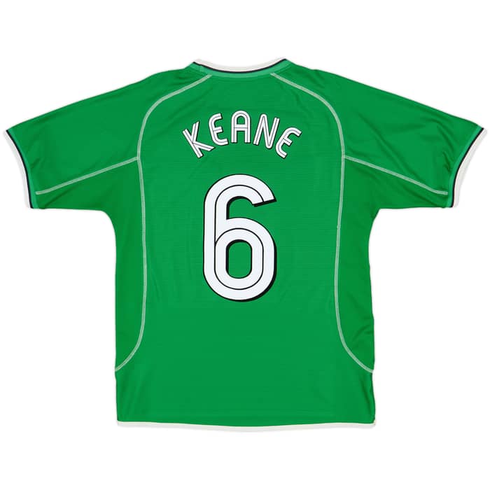 2001-03 Ireland 'World Cup 2002' Home Shirt Keane #6 - 9/10 - (M)