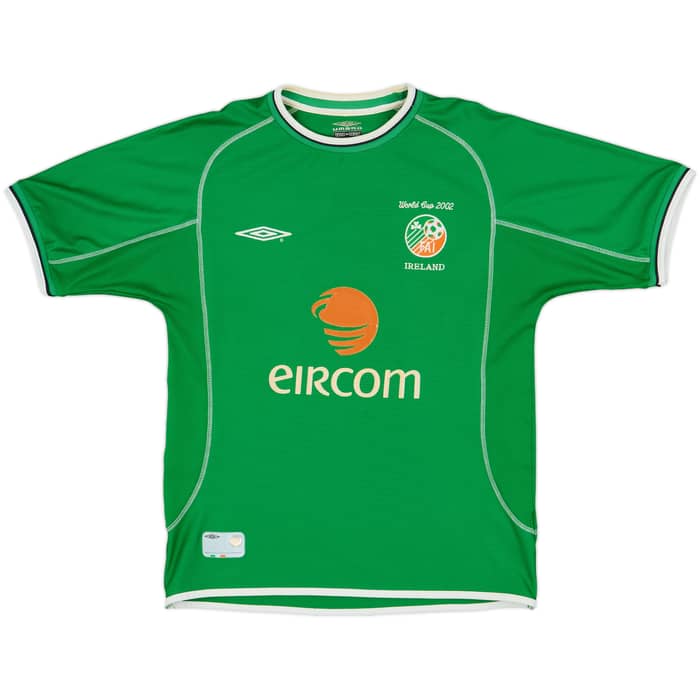 2001-03 Ireland 'World Cup 2002' Home Shirt Keane #6 - 9/10 - (M)