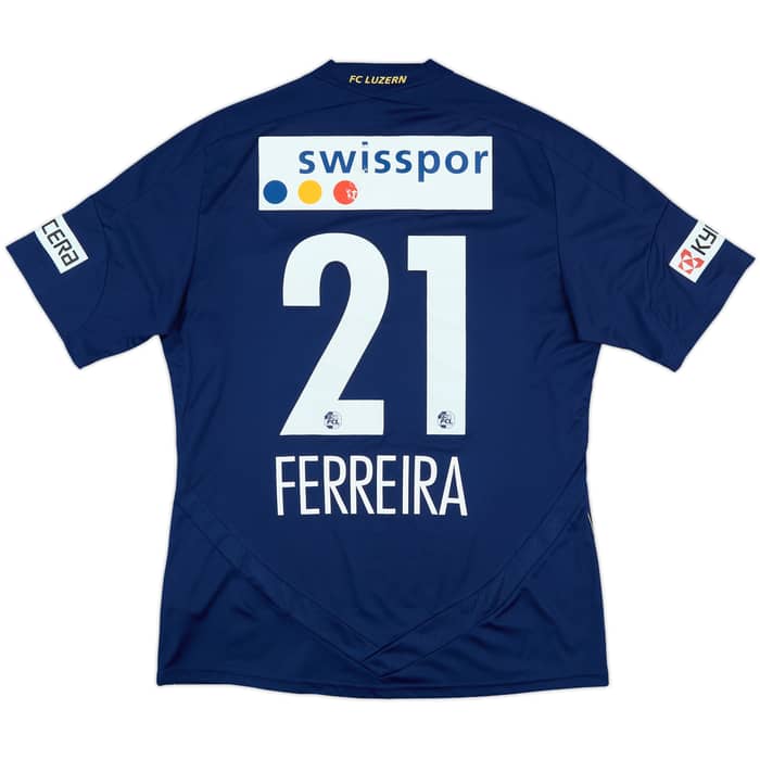2011-12 FC Luzern Home Shirt Ferreira #21 - 6/10 - (L)