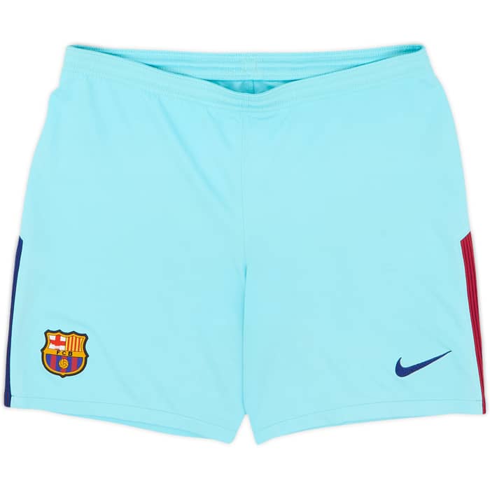 2017-18 Barcelona Away Shirt & Shorts Suarez #9 - 6/10 - (M)