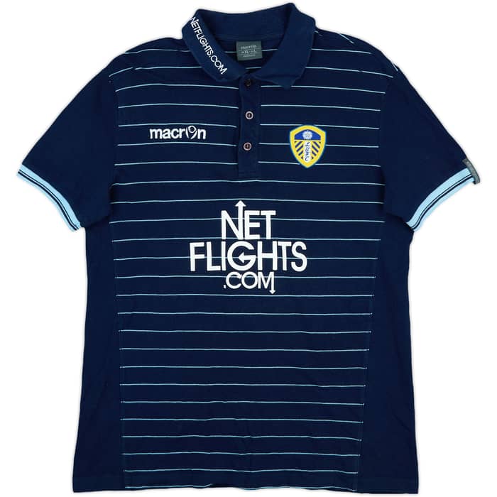 2009-10 Leeds United Macron Polo Shirt - 7/10 - (L)