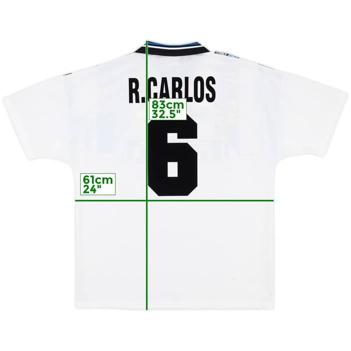 1995-96 Inter Milan Third Shirt R.Carlos #6 - 9/10 - (XL)