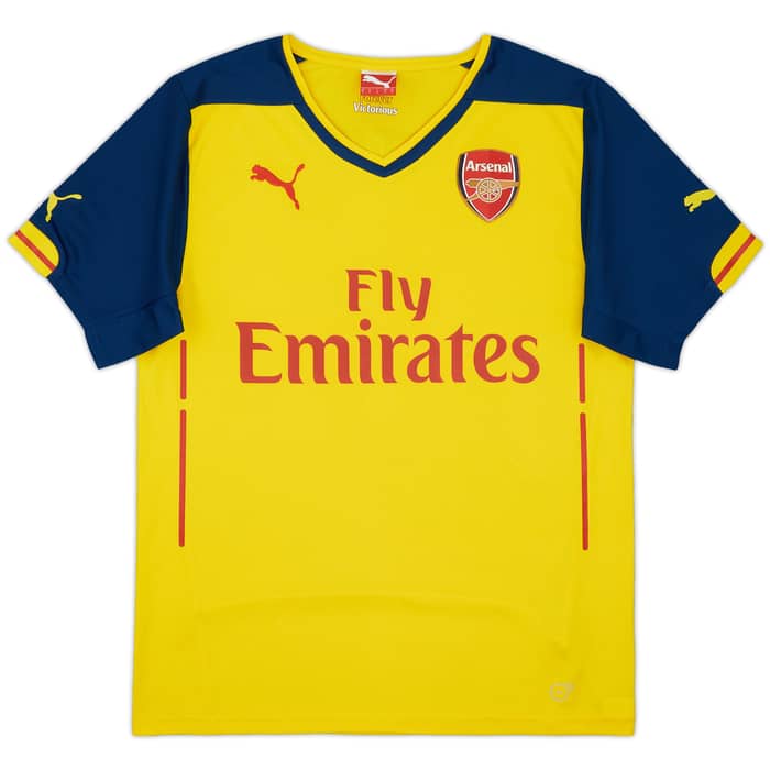 2014-15 Arsenal Away Shirt Arteta #8 - 9/10 - (S)