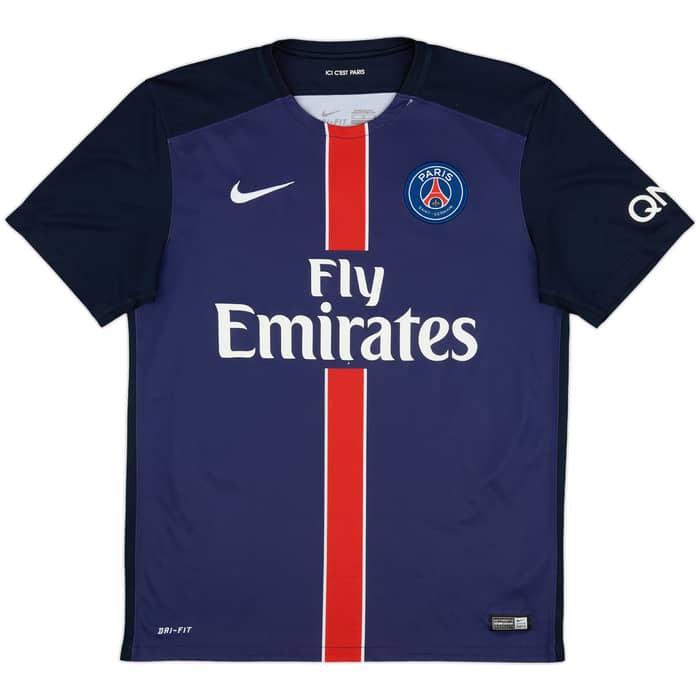 2015-16 Paris Saint-Germain Home Shirt Ibrahimovic #10 - 5/10 - (M)