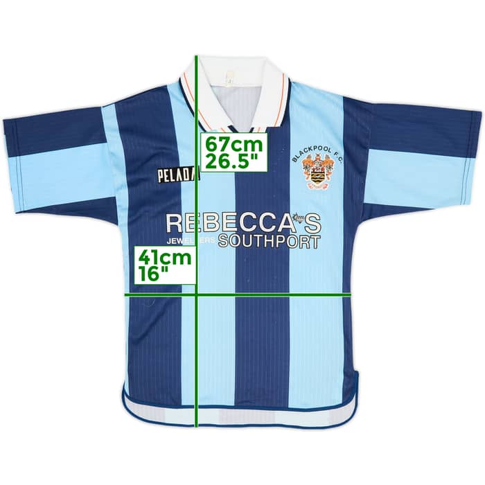 1993-95 Blackpool Away Shirt - 5/10 - (L.Boys)