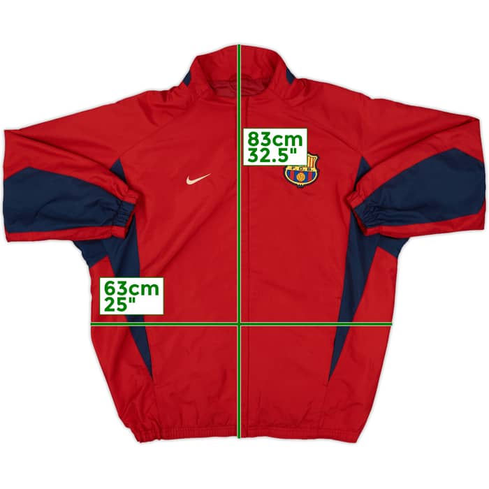 2003-04 Barcelona Nike Track Jacket - 9/10 - (L)