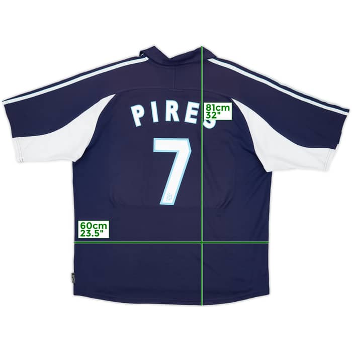 1999-00 Olympique Marseille Away Shirt Pires #7 - 7/10 - (XL)