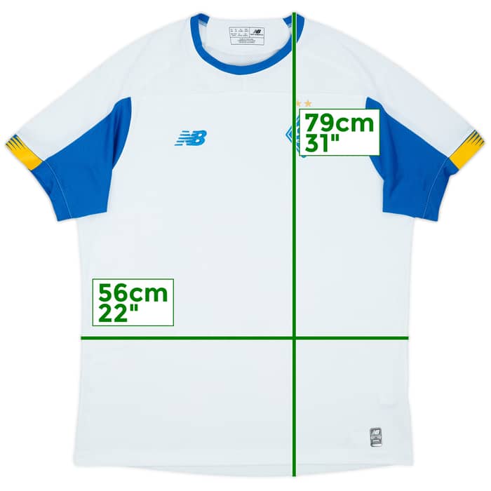 2019-20 Dynamo Kyiv Home Shirt - 8/10 - (XL)
