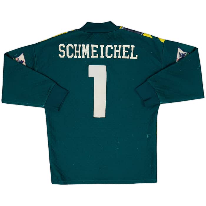 1994-97 Manchester United GK Shirt & Shorts Schmeichel #1 - 6/10 - (L.Boys)