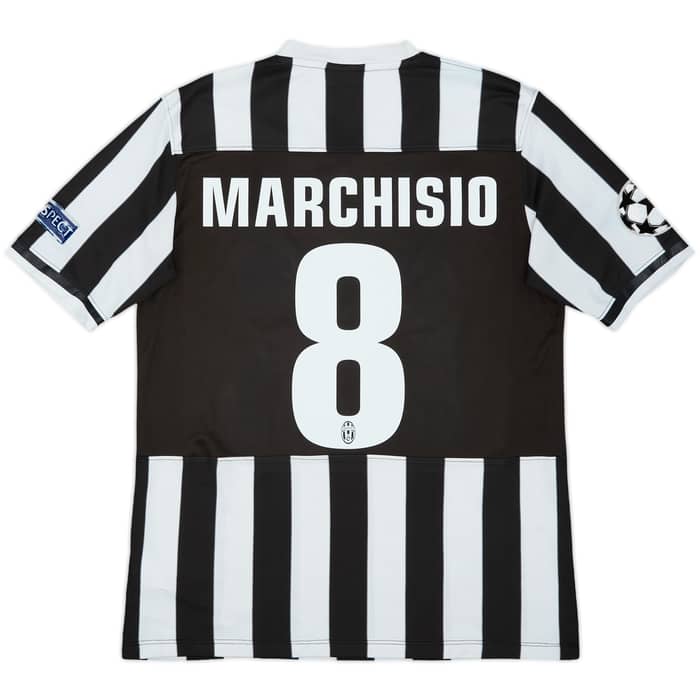 2013-14 Juventus Home Shirt Marchisio #8 - 7/10 - (L)