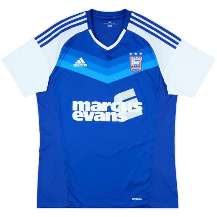 2016-17 Ipswich Home Shirt - 9/10 - (L)