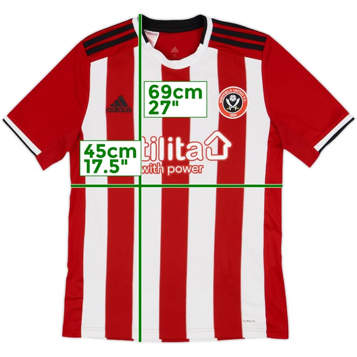 2019-20 Sheffield United Home Shirt - 9/10 - (XL.Boys)