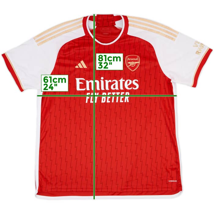 2023-24 Arsenal Home Shirt Odegaard #8 - 10/10 - (XXL)