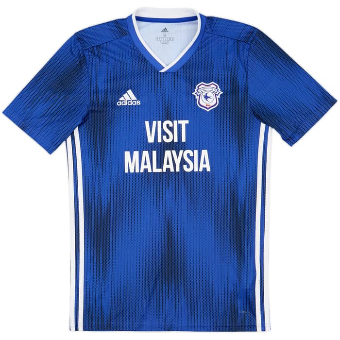 2019-20 Cardiff City Home Shirt - 8/10 - (S)