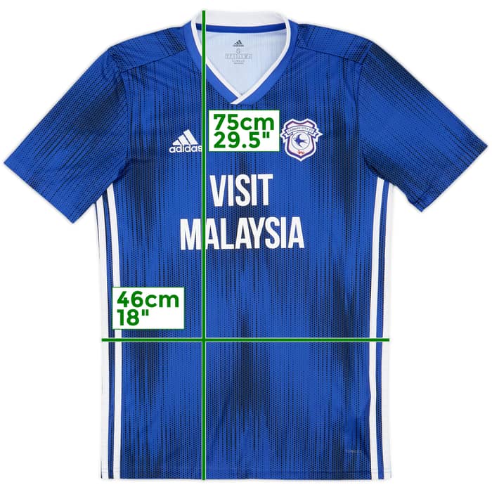 2019-20 Cardiff City Home Shirt - 8/10 - (S)