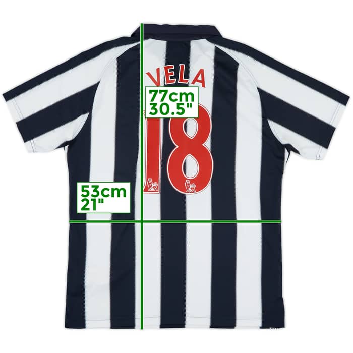 2010-11 West Brom Home Shirt Vela #18 - 7/10 - (M)