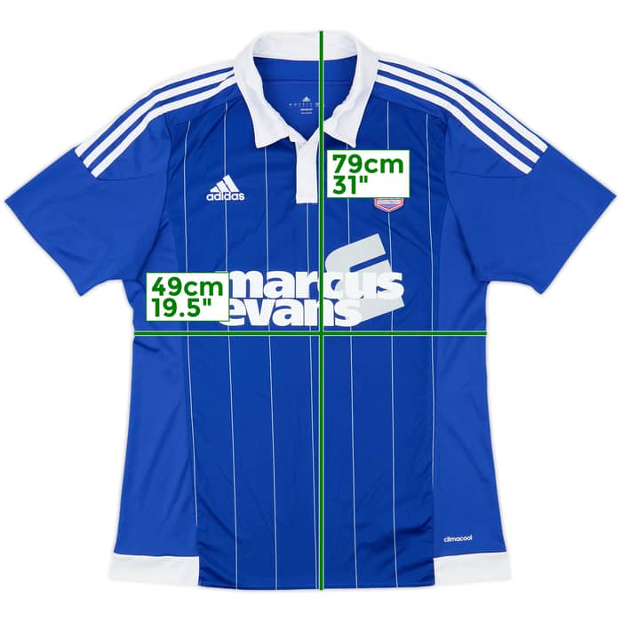 2015-16 Ipswich Home Shirt - 9/10 - (L)