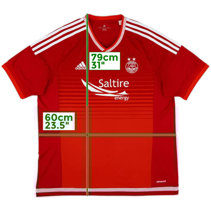 2015-16 Aberdeen Home Shirt - 7/10 - (XL)