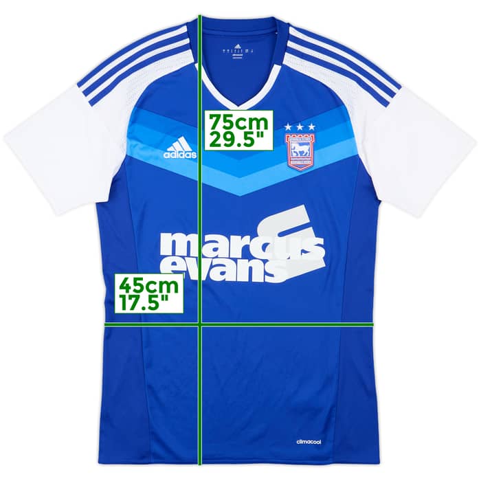 2016-17 Ipswich Home Shirt - 9/10 - (S)