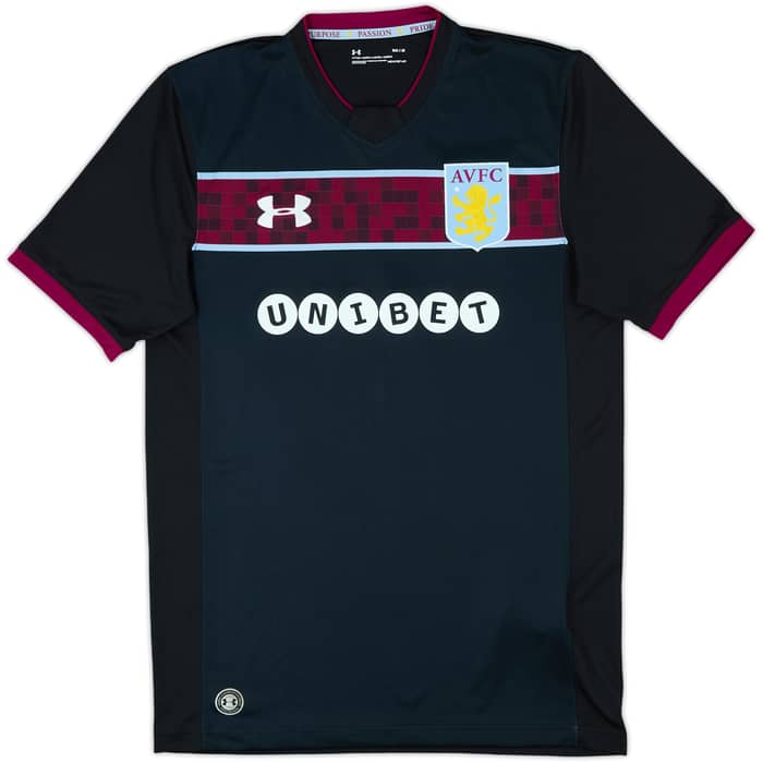 2017-18 Aston Villa Away Shirt - 9/10 - (M)